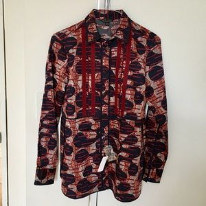 Brooks Brothers Abstract Tribal Dress Shirt
